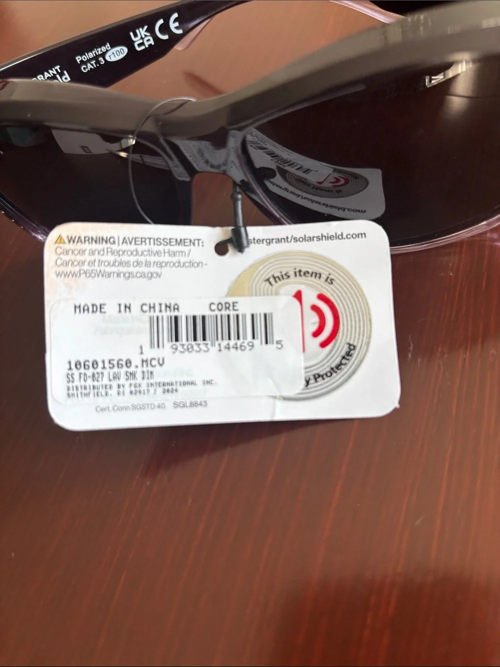 Foster Grant new tag